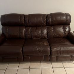 Leather couch
