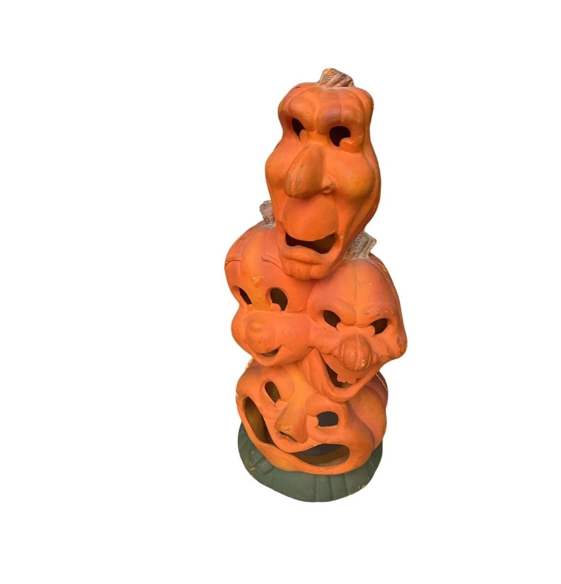 VTG 1995 Trendmasters Casper Stacked Pumpkin Tower 19" Halloween Decor