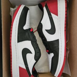 Jordan 1 Low Black Toe