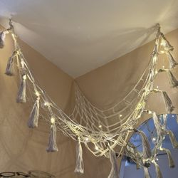 stuffed animal hammock with lights