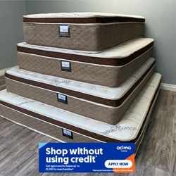 King Organic Cloud Edition Europillow Top 12inch Mattress!!