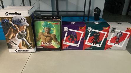 Japanese anime figurines