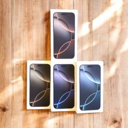 A3083 Pro Apple IPhone 16 Pro 128gb new sealed unlocked 1yr warranty floor model 