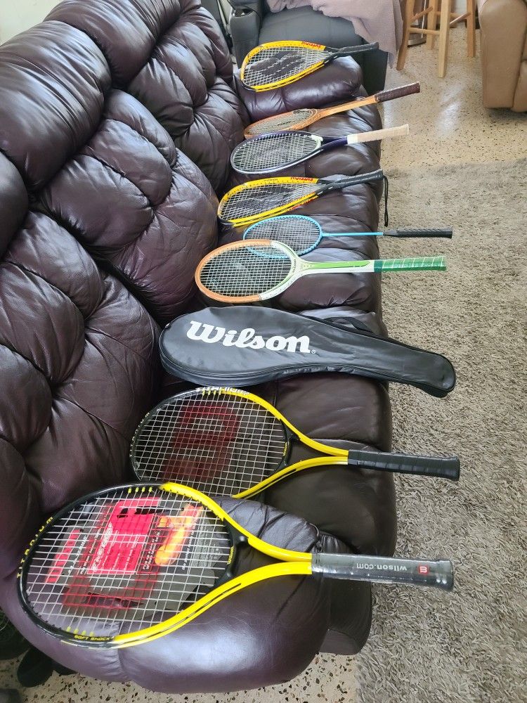 8 Racket Ball The Two Wison With Case Are New