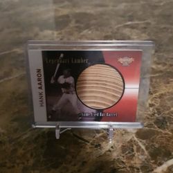 Hank Aaron Game-used Bat Barrel 02/50