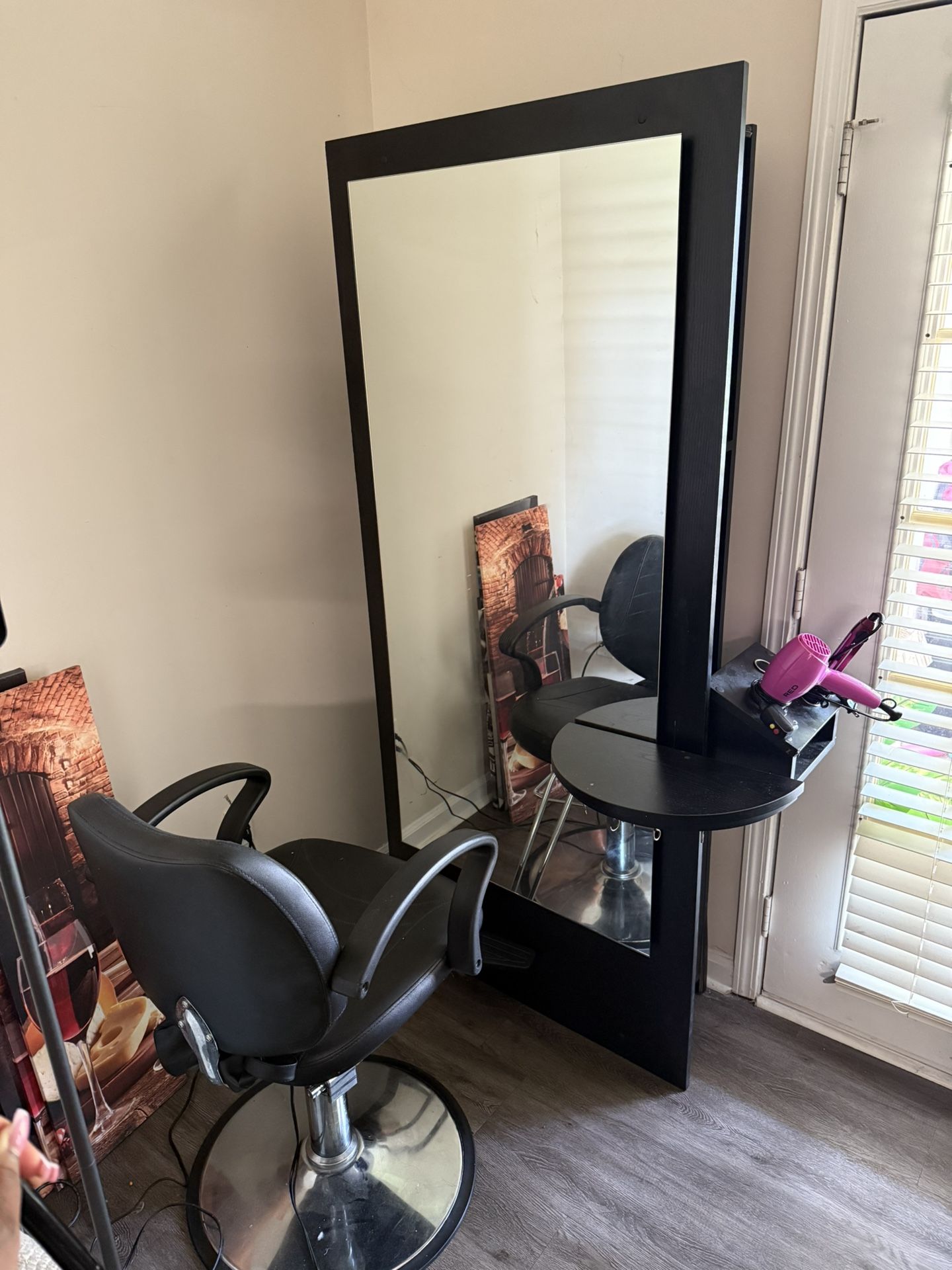 For Sale: 3 Premium Salon Stations + 1 Salon Chair – $700 OBO