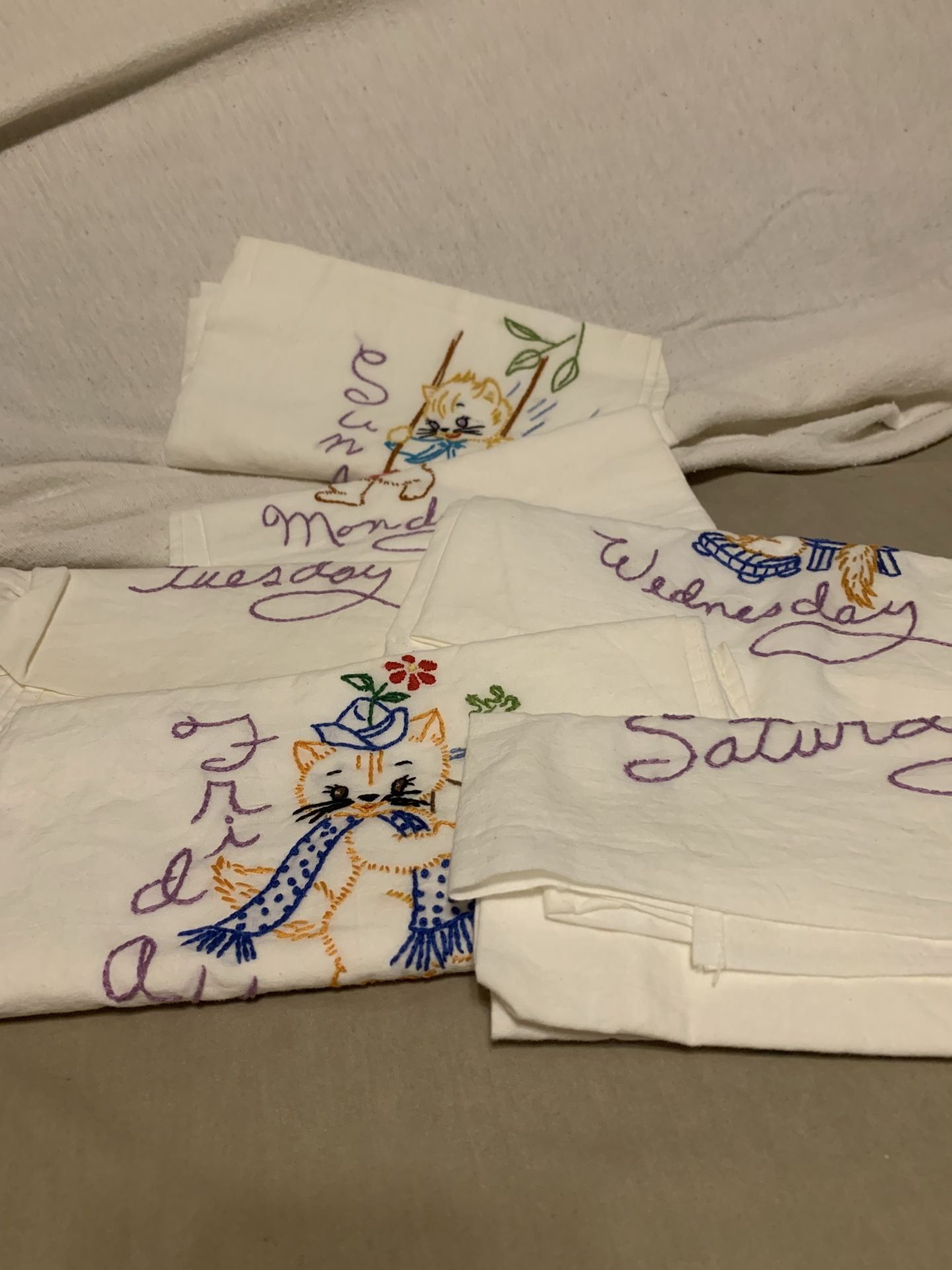 Embroidered hand towels