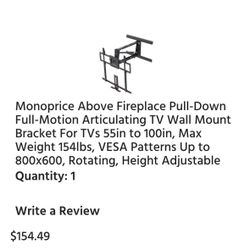 Pull Down TV Wall Mount