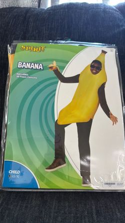 Banana costume kids large