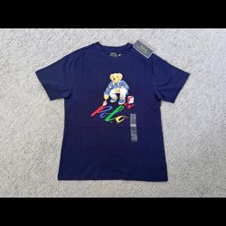 New Ralph Lauren Polo Bear Tshirt For Boys Size M(10-12)