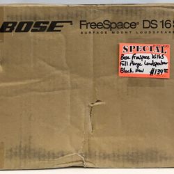 Bose FreeSpace DS 16S Full Range Loudspeaker Black New 