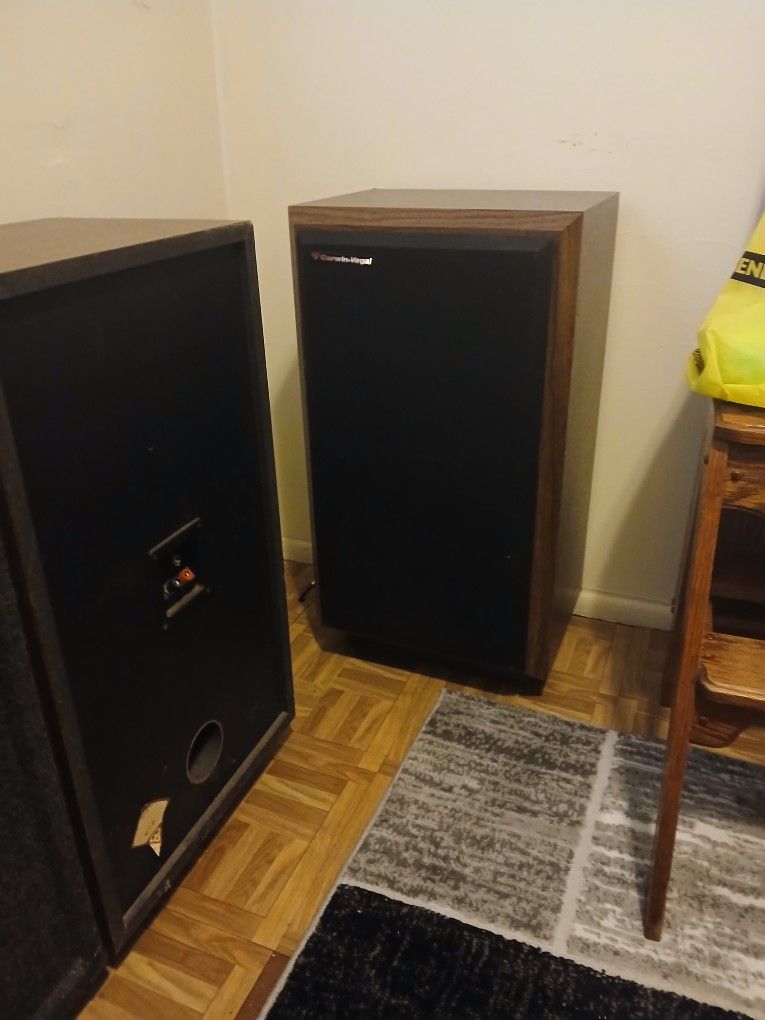 2 Cerwin Vega Floor Speakers