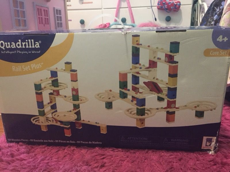 Quadrilla Rail Set Plus Core Marble Run