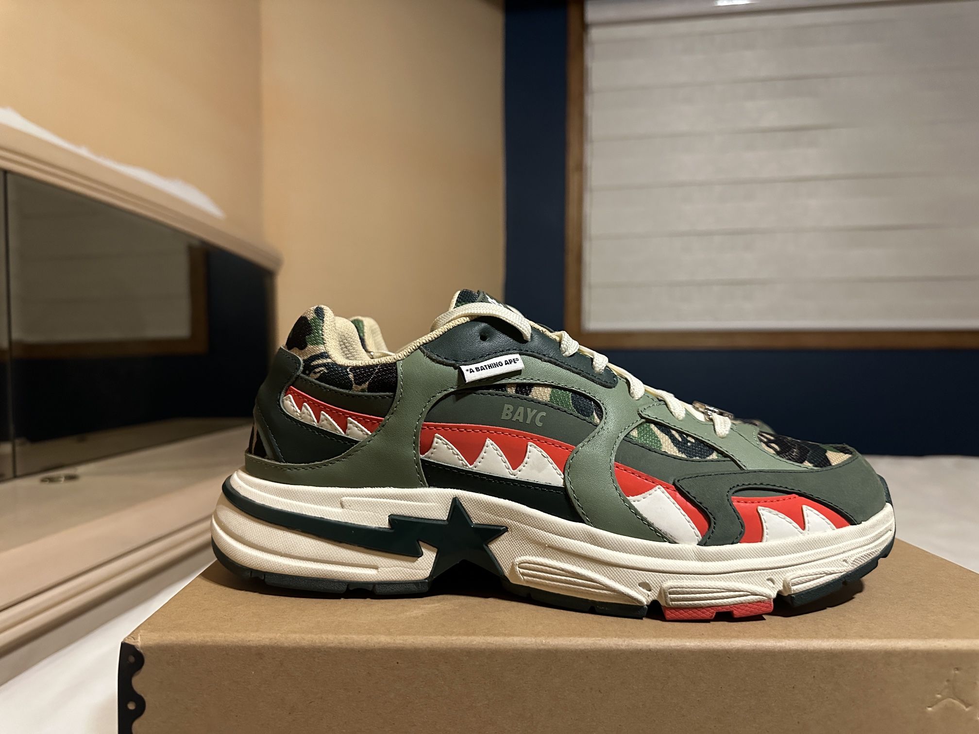 Bape Bathing Ape X Bored Ape Yacht Club Sharksta Size 11