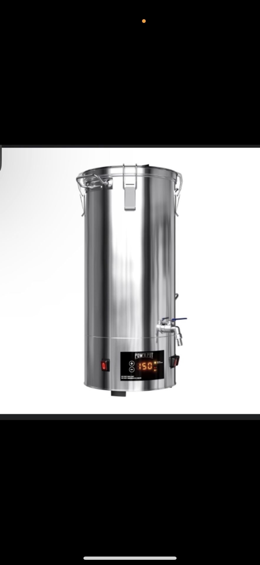45+ lb Capacity Pow'r Pot Wax Melter w/ Digital Controller (Standard 110v)