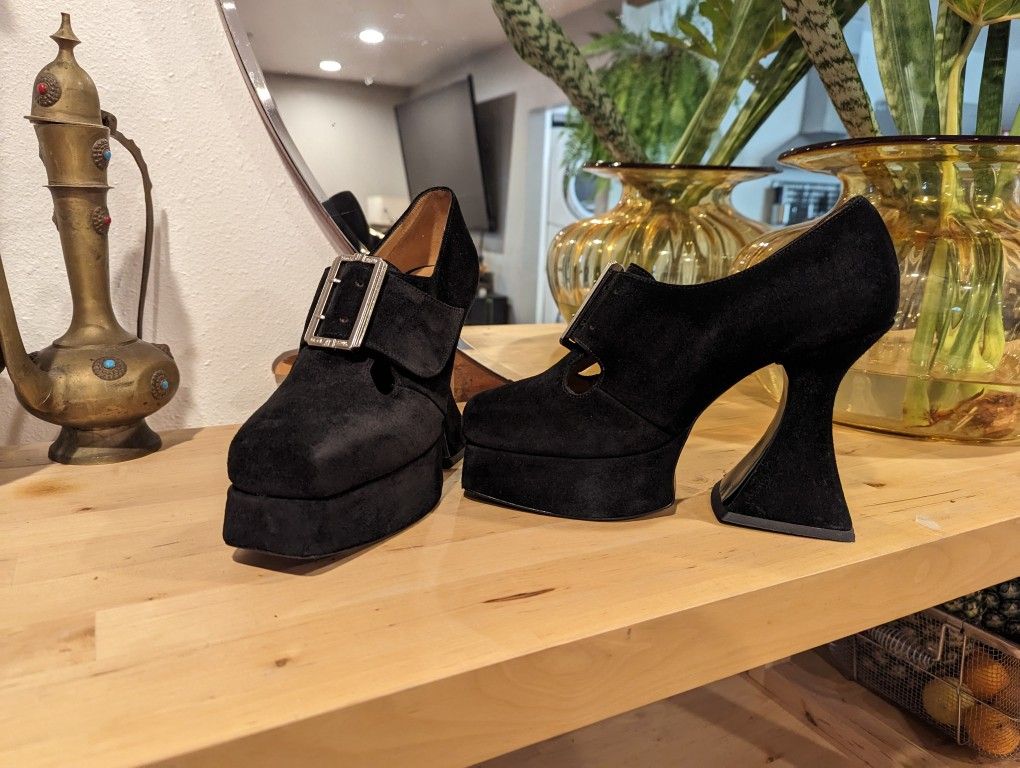 John Fluevog Mega Munster Original Baroque Platform Heel