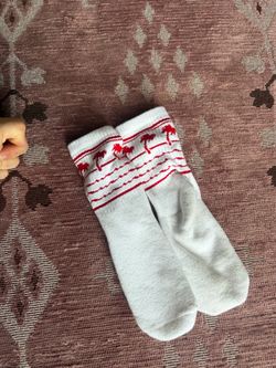 BRAND NEW IN N OUT PALM TREE CREW SOCKS