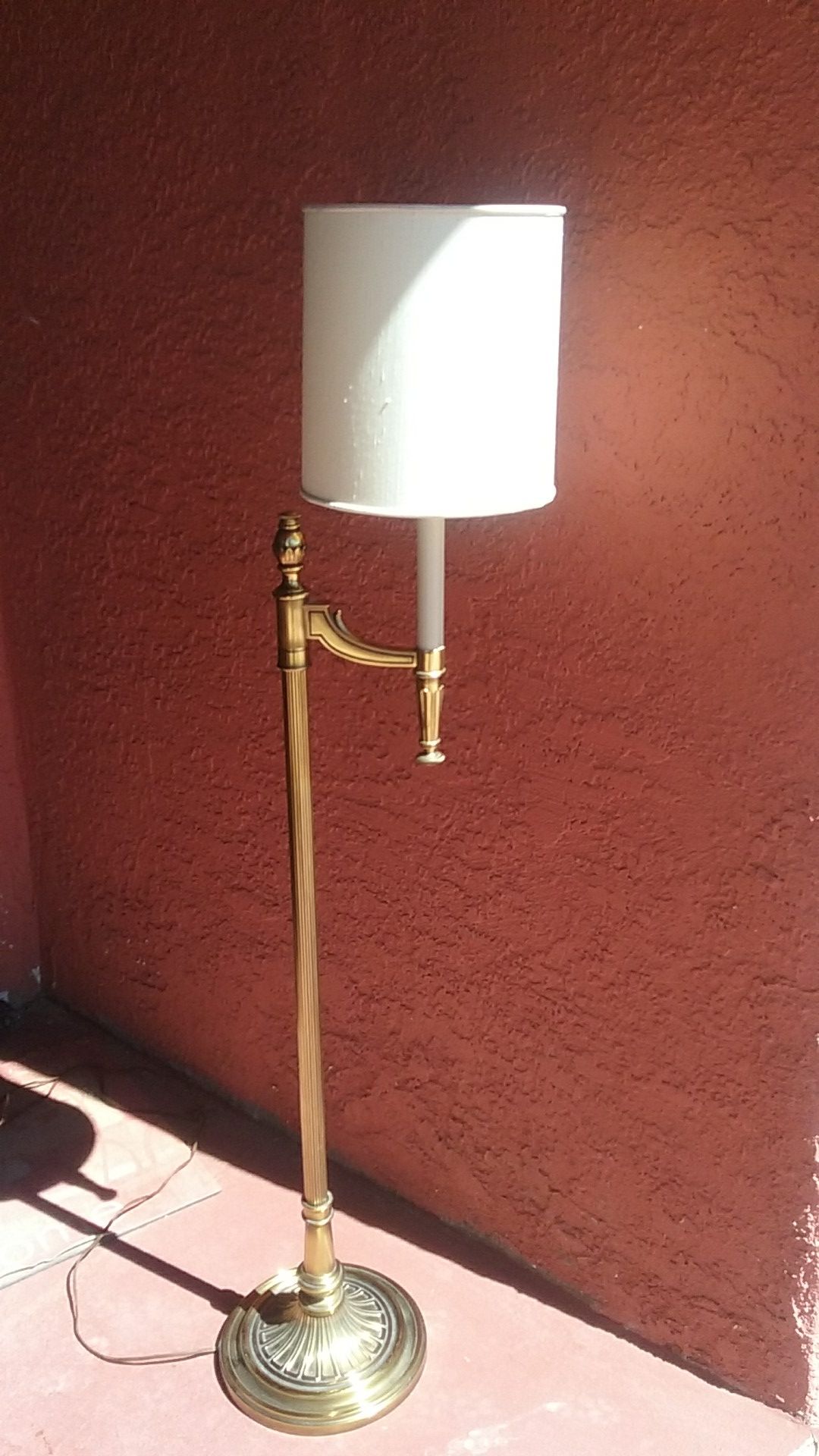 Vintage stiffel swing hot sale arm floor lamp