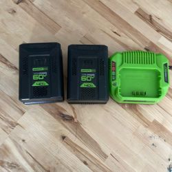Greenworks Batteries With charger 
