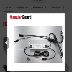 Greek light Monster Board 480w 4v