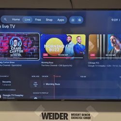 50" 4K TV + Google TV Chromecast 