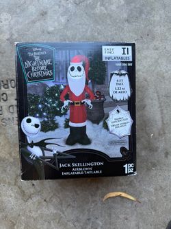 Jack Skellington 4ft Airblown Inflatable