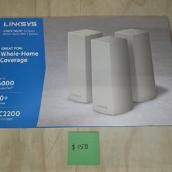 LINKSYS 3-pack VELOP Wireless Routers