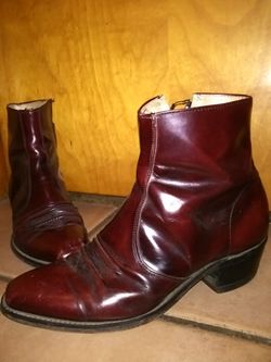 LEATHER MEN'S BOOTS SIZE 12 D