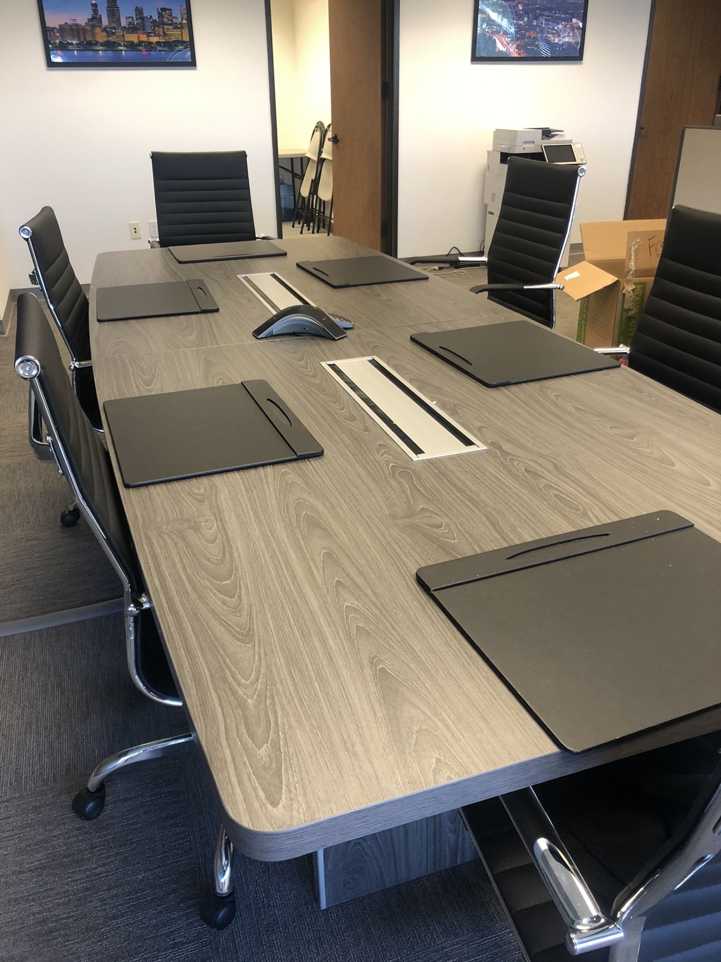 Confrence table, office desks and cubicles entire office for sale
