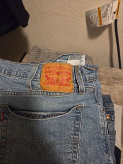 Men Levi's Jean Shorts light blue