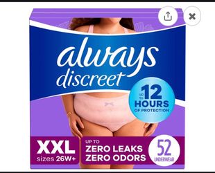 Woman’s discreet disposable underwear $7