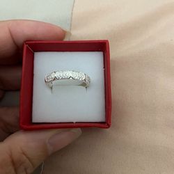 Real 925 Sterling Silver Wedding Band Size 7