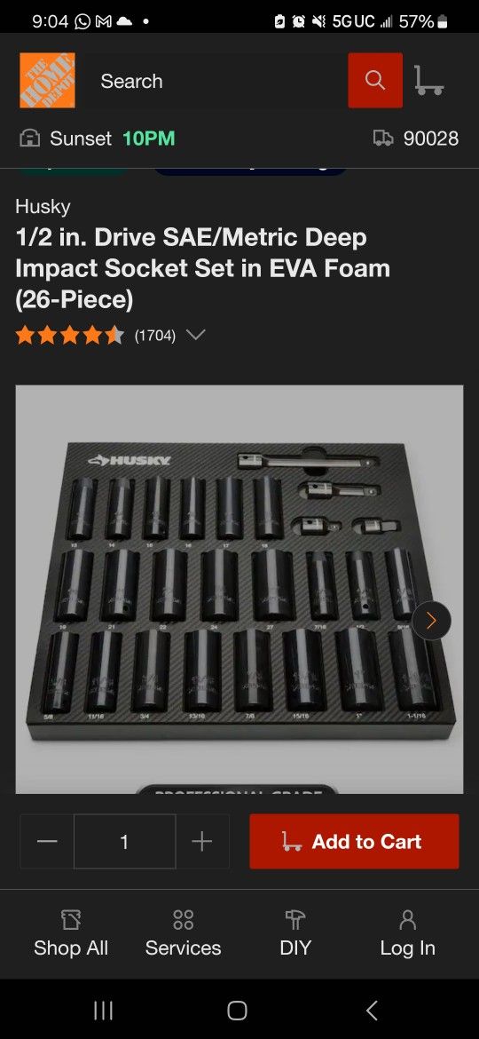 Husky 26 Pieces