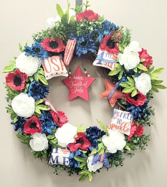 July 4th Wreath