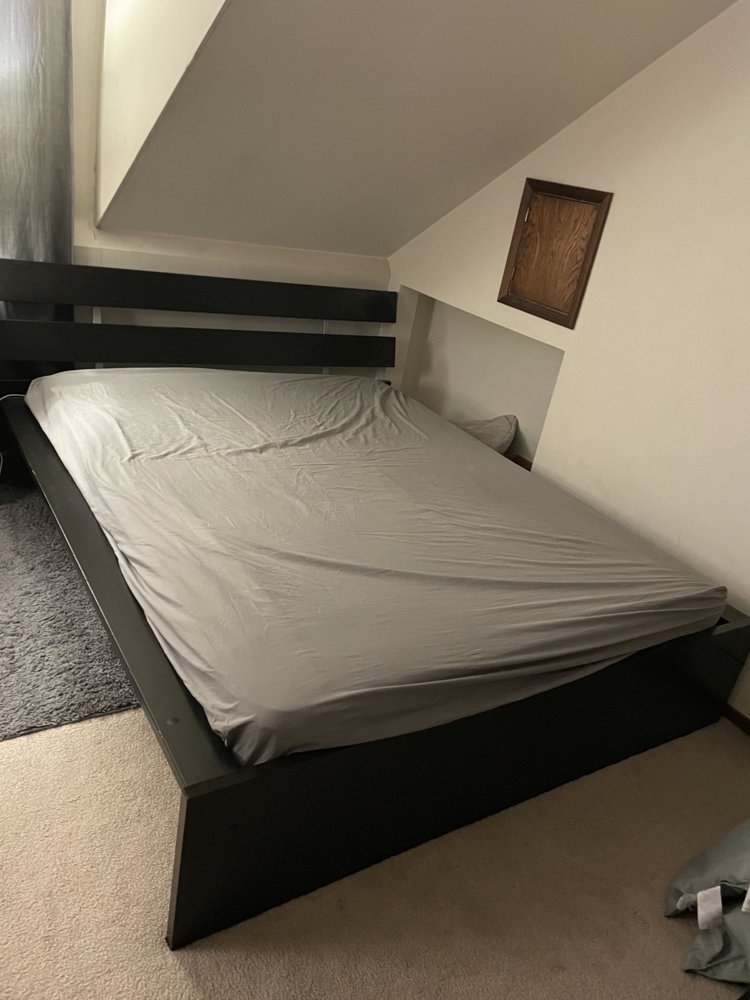 Queen Size IKEA Bed Frame – Black