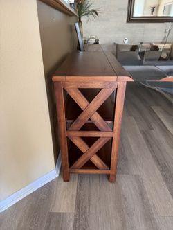Wood Console