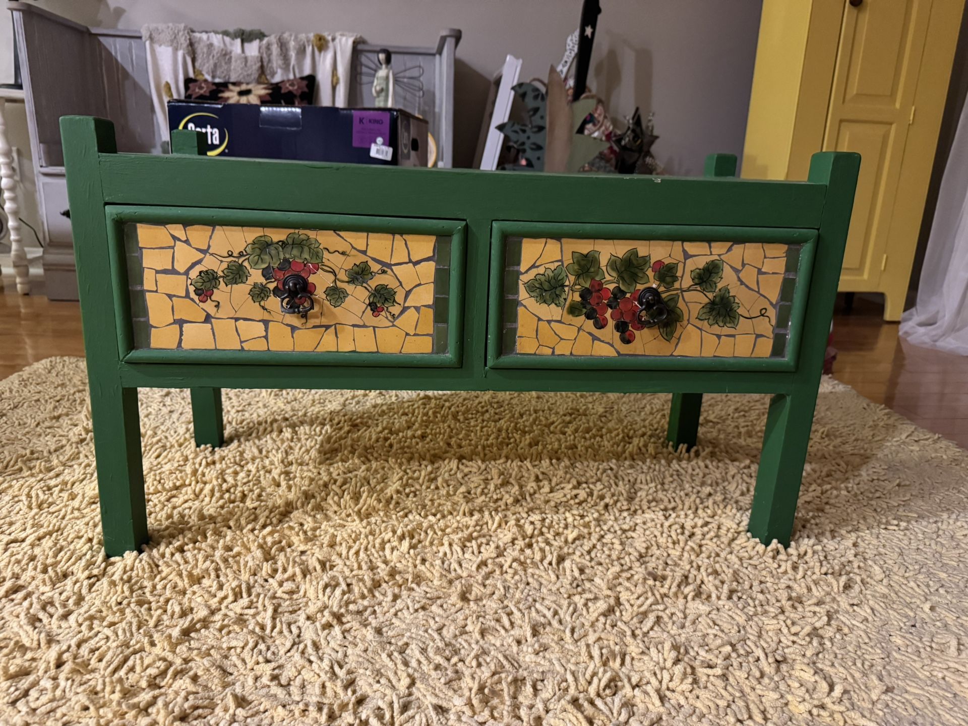 Decorative Chest with 2 drawers