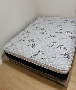 New Mattress & Box Spring Bamboo Set