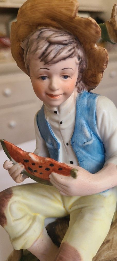 1970 Subito Boy Eating Watermelon 🍉