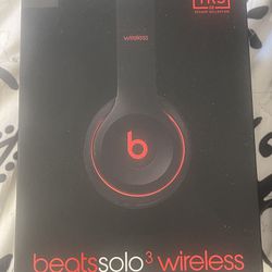 beats solo 3 wireless defiant black-red (Cash Only)