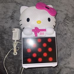 Hello Kitty Sanrio KT2008B Stereo CD Boombox Karaoke System