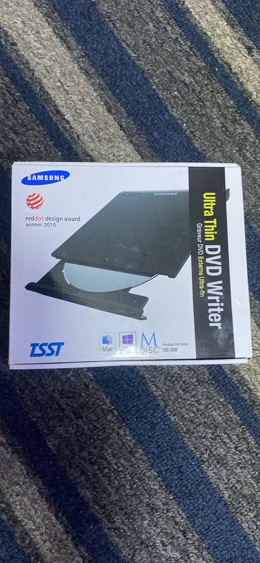 SAMSUNG SE-208 Ultra Thin Portable USB DVD Writer SE-208