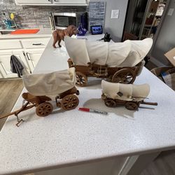 Vintage Set Of Cupboard Wagon (3)