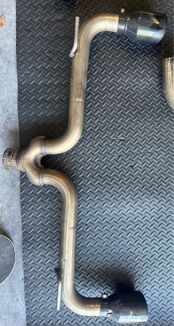 AWE Track Edition Exhaust for VW MK7 GTI - Diamond Black Tips