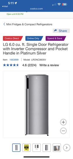 Brand New 6 Cu Ft Refrigerator In Original Packaging For Pick Up From Rancho penasquitos