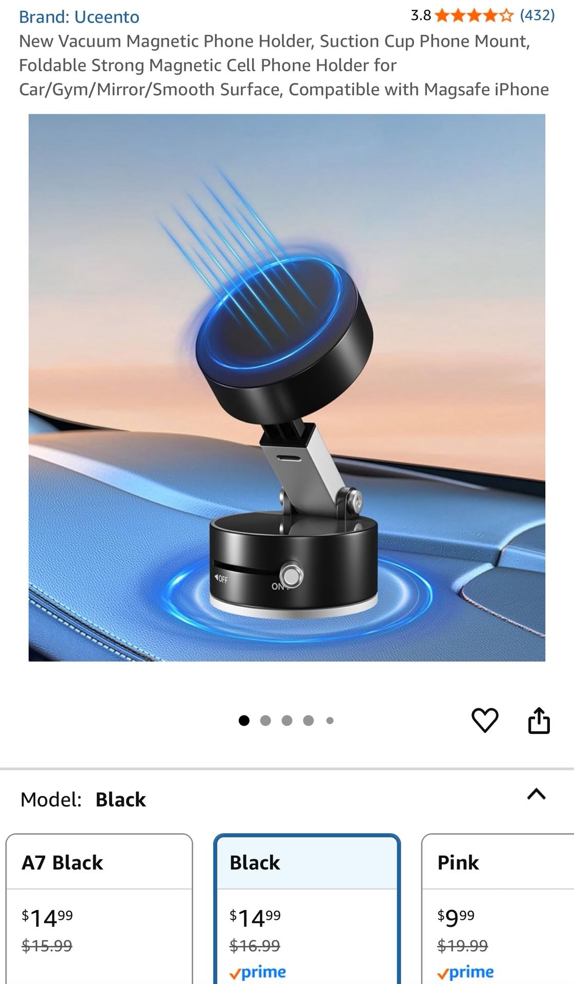 Brand New Phone Holder, Suction Cup Phone mount