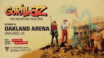 LIVE 105 Gorillaz The Mountain Tour