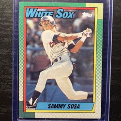 1990 Topps Sammy Sosa Rookie Baseball Card #692