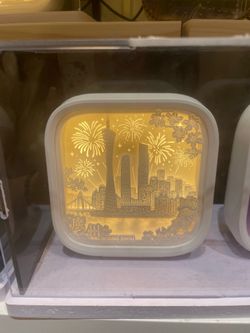 New-Chinese Rural & Urban Cultural Creative Intangible Cultural Heritage Paper Carving Ambient Lamp – Customized Employee Commemorative Gift, Birthday