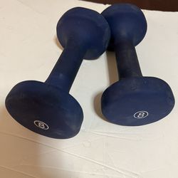 8 lbs  Dumbbell Hand Weights - Set of 2